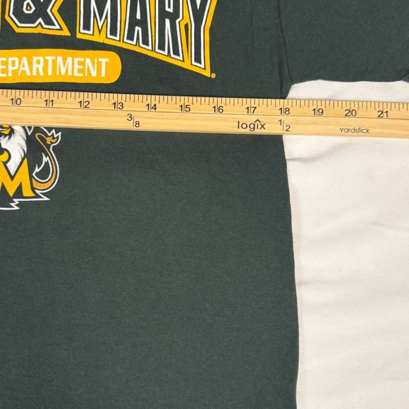 Champion William & Mary Athletic Department Tribe T-Shirt Mens Medium Green - Picture 3 of 5